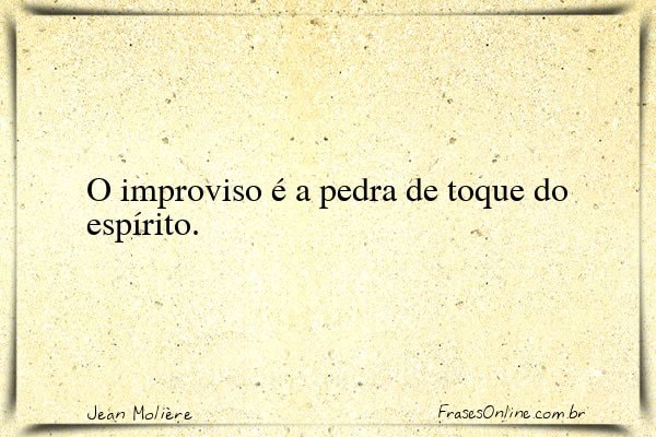Frase de Jean Molière