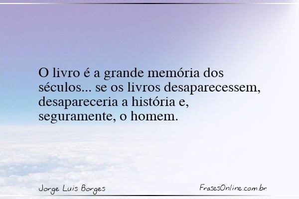 Frase de Jorge Luis Borges