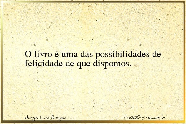 Frase de Jorge Luis Borges