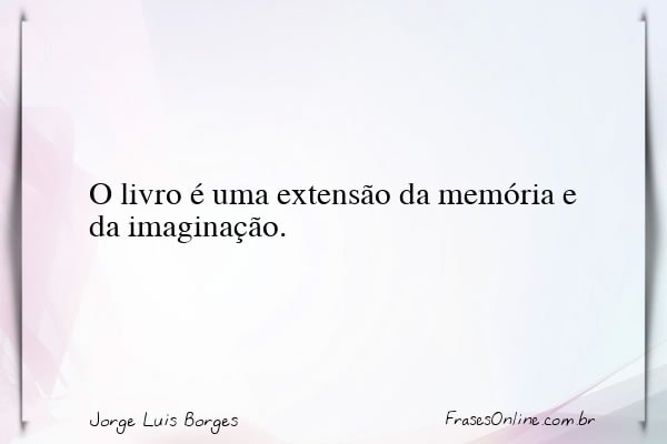 Frase de Jorge Luis Borges