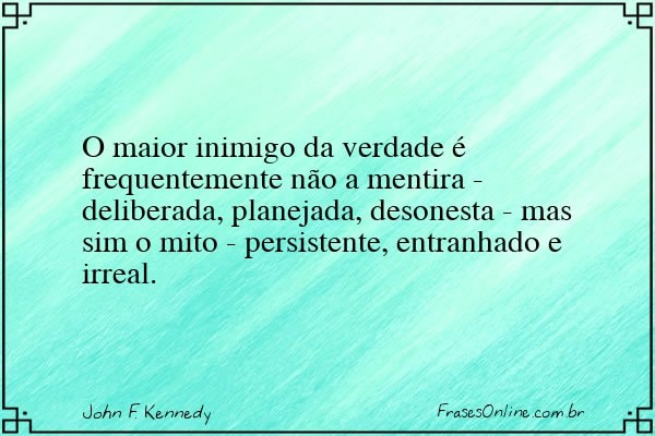 Frase de John F. Kennedy