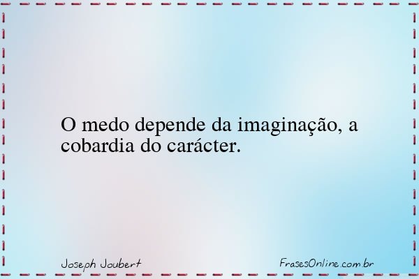 Frase de Joseph Joubert