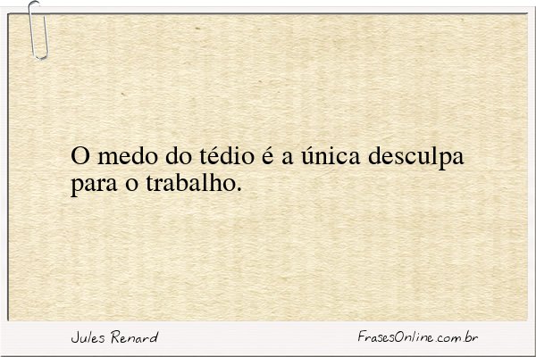 Frase de Jules Renard