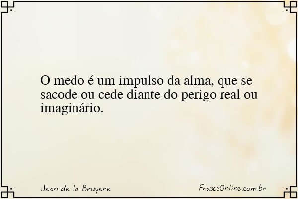 Frase de Jean de la Bruyere