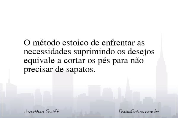 Frase de Jonathan Swift