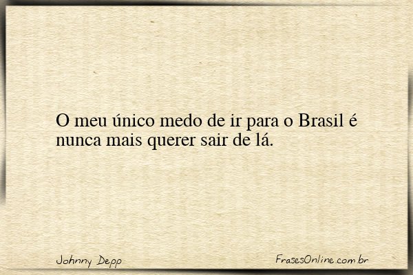 Frase de Johnny Depp