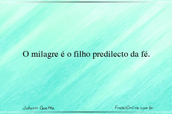 Frase de Johann Goethe