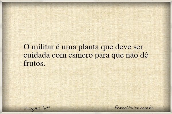 Frase de Jacques Tati