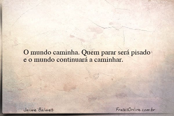 Frase de Jaime Balmes