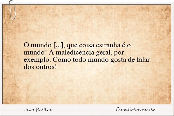 Frase de Jean Molière