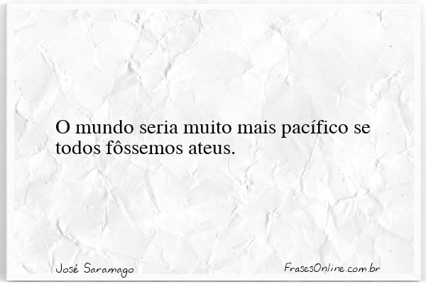 Frase de José Saramago