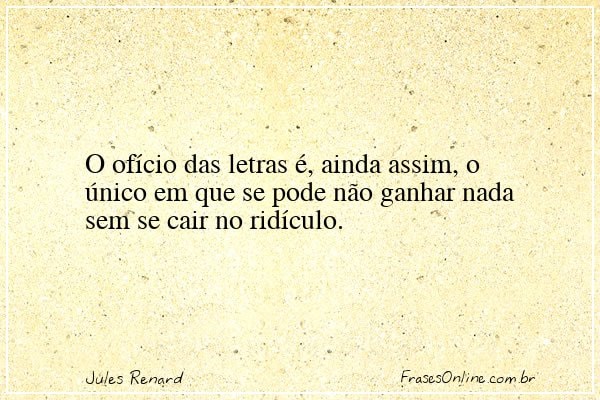 Frase de Jules Renard