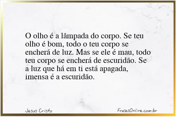 Frase de Jesus Cristo
