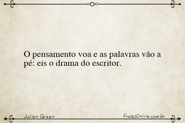 Frase de Julien Green