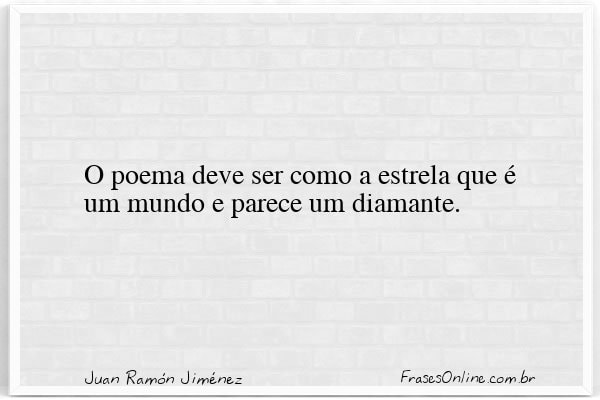 Frase de Juan Ramón Jiménez