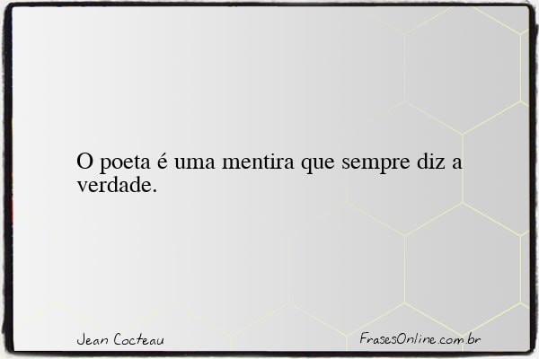 Frase de Jean Cocteau