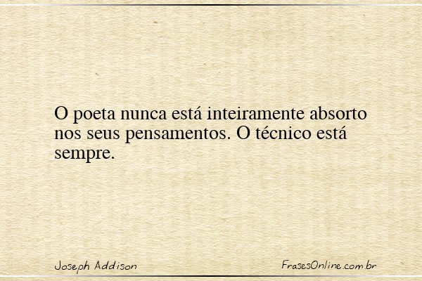 Frase de Joseph Addison