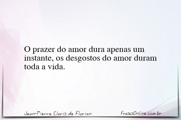 Frase de Jean-Pierre Claris de Florian