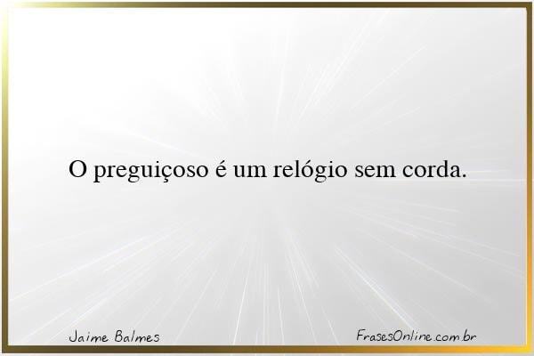 Frase de Jaime Balmes