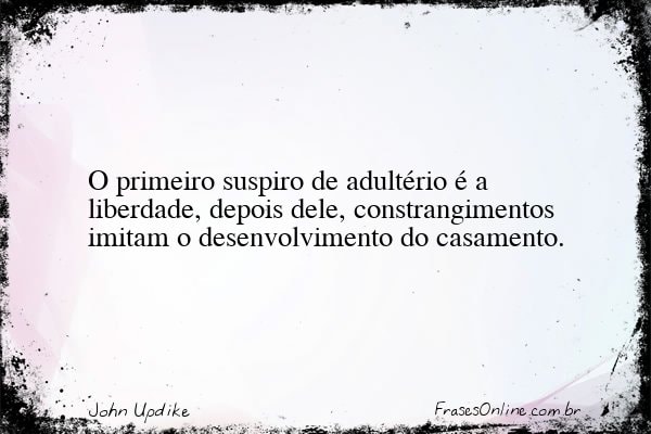 Frase de John Updike