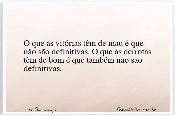 Frase de José Saramago
