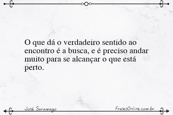 Frase de José Saramago