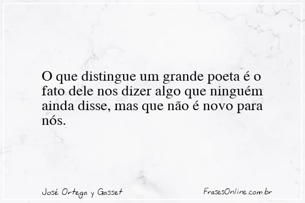 Frase de José Ortega y Gasset