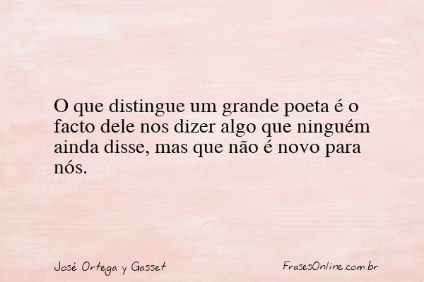 Frase de José Ortega y Gasset