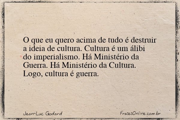 Frase de Jean-Luc Godard