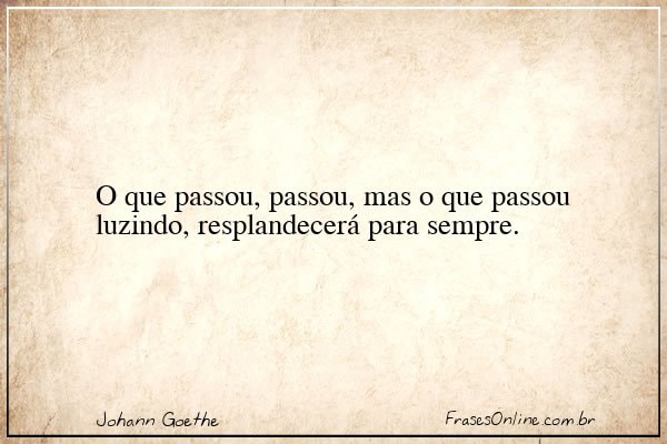 Frase de Johann Goethe