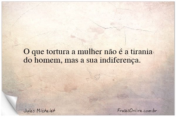 Frase de Jules Michelet