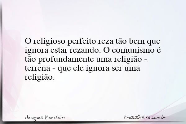 Frase de Jacques Maritain