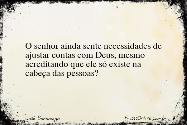 Frase de José Saramago