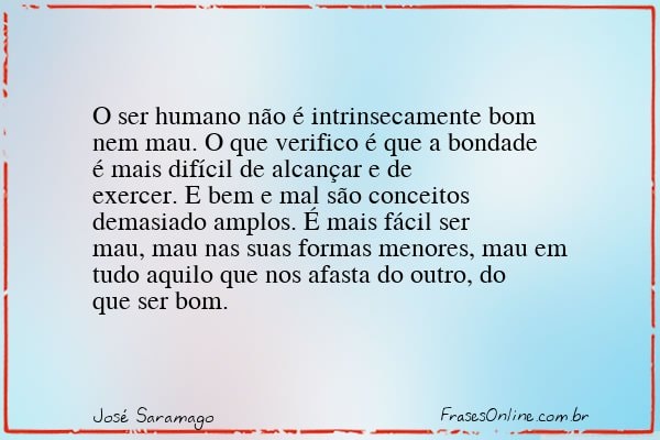 Frase de José Saramago