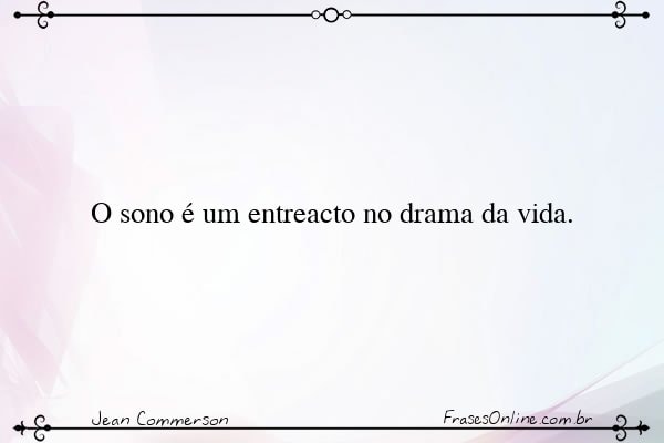 Frase de Jean Commerson