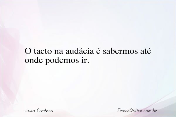 Frase de Jean Cocteau