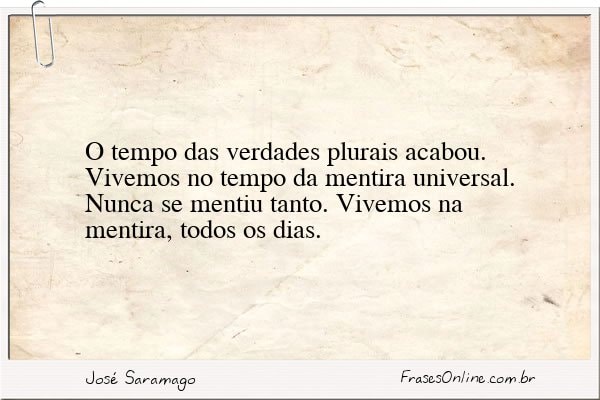 Frase de José Saramago