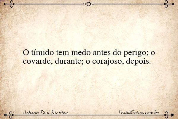 Frase de Johann Paul Richter