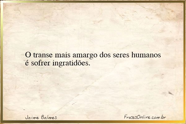 Frase de Jaime Balmes
