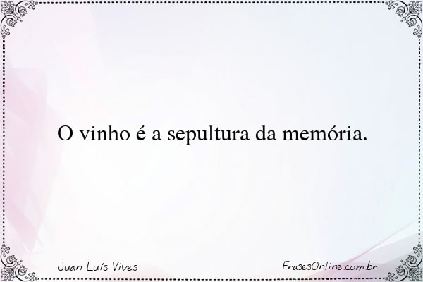 Frase de Juan Luís Vives