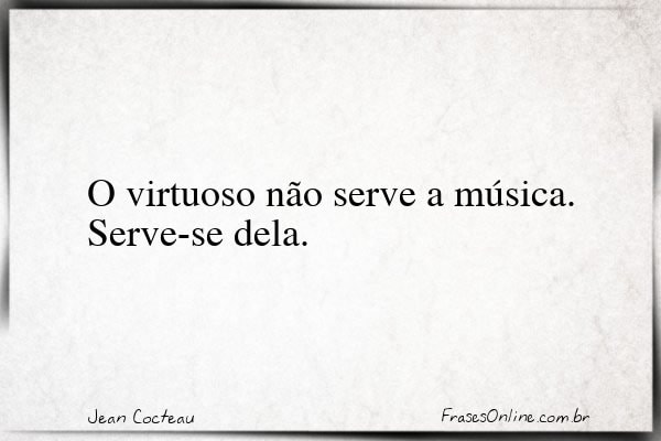 Frase de Jean Cocteau