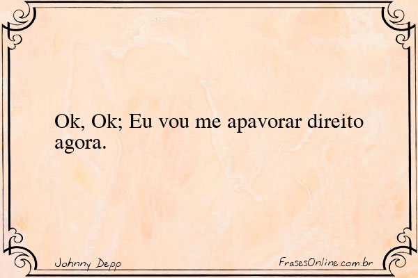 Frase de Johnny Depp