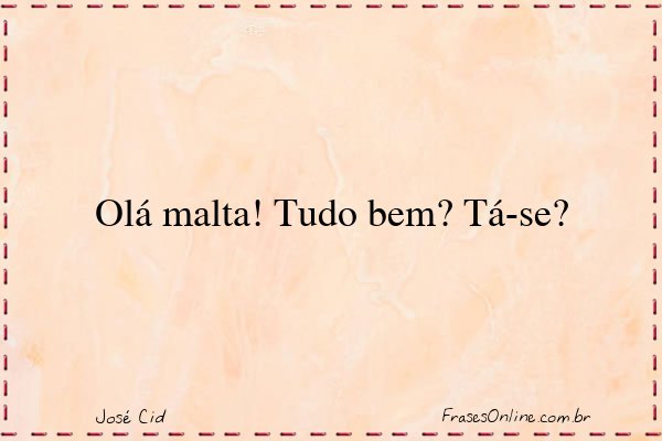 Frase de José Cid