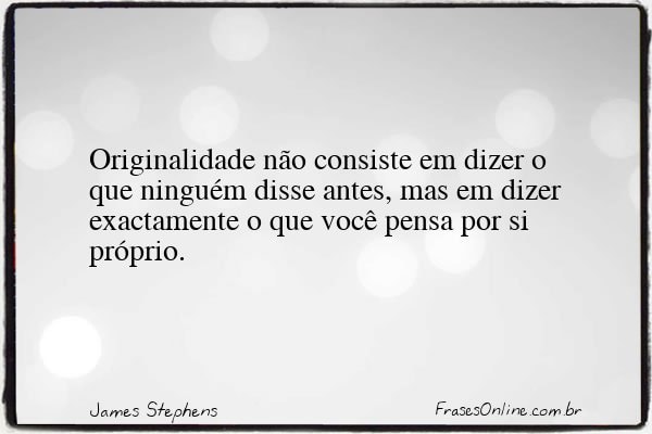 Frase de James Stephens