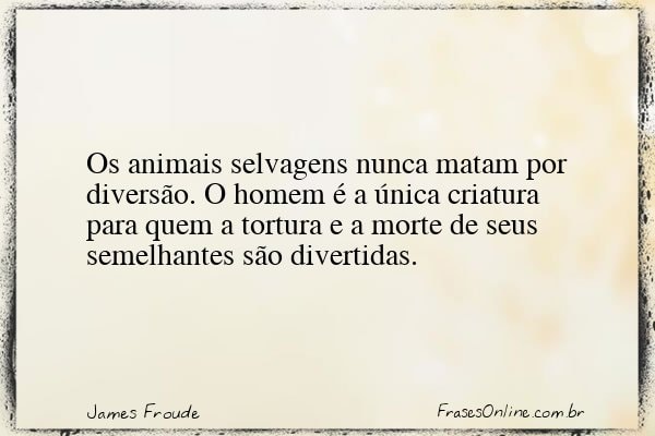 Frase de James Froude