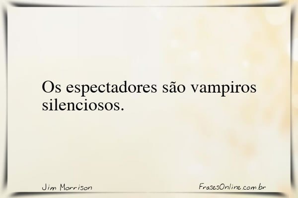 Frase de Jim Morrison