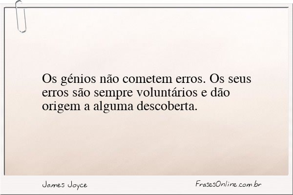 Frase de James Joyce