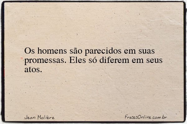 Frase de Jean Molière