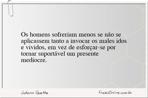 Frase de Johann Goethe