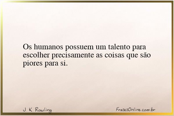 Frase de J. K. Rowling